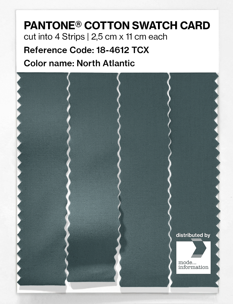 Artikelbild 3 des Artikels “PANTONE® COTTON SWATCH CARD 18-4612 TCX North Atlantic “