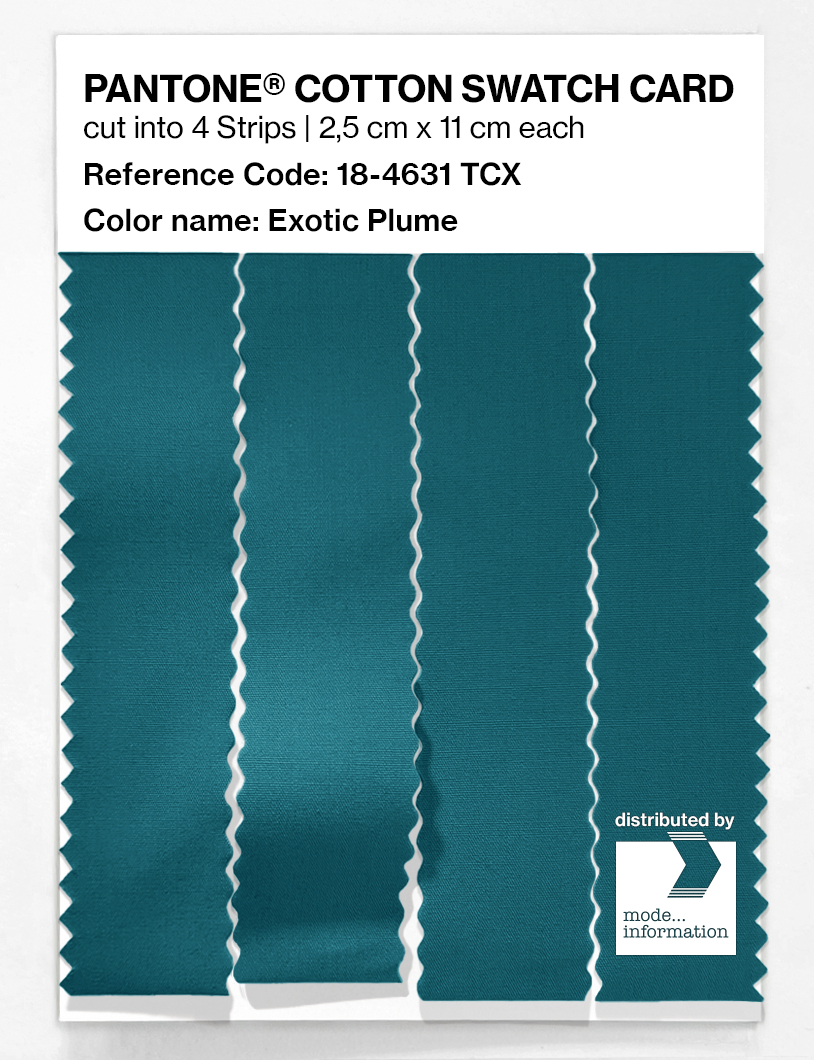 Artikelbild 3 des Artikels “PANTONE® COTTON SWATCH CARD 18-4631 TCX Exotic Plume “