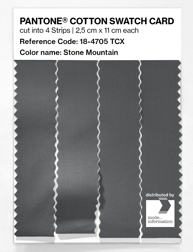 Artikelbild 3 des Artikels “PANTONE® COTTON SWATCH CARD 18-4705 TCX Stone Mountain “