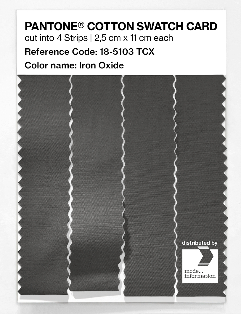 Artikelbild 3 des Artikels “PANTONE® COTTON SWATCH CARD 18-5103 TCX Iron Oxide “