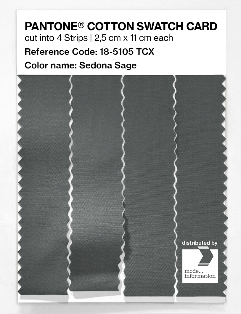 Artikelbild 3 des Artikels “PANTONE® COTTON SWATCH CARD 18-5105 TCX Sedona Sage “
