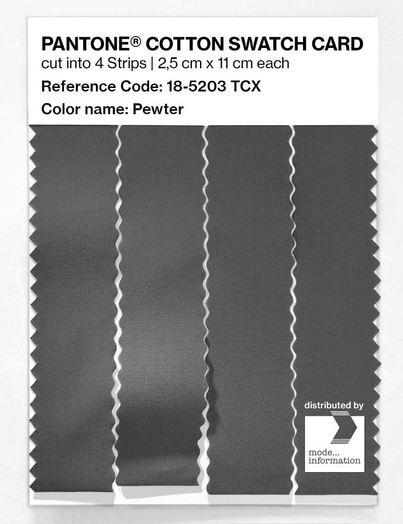Artikelbild 3 des Artikels “PANTONE® COTTON SWATCH CARD 18-5203 TCX Pewter “