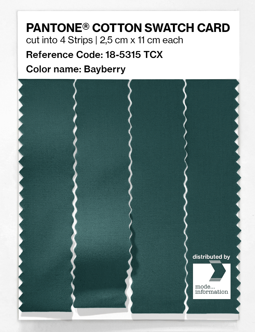 Artikelbild 3 des Artikels “PANTONE® COTTON SWATCH CARD 18-5315 TCX Bayberry “