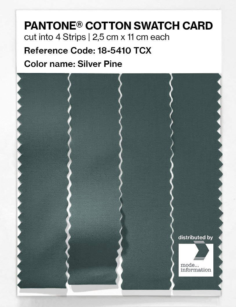 Artikelbild 3 des Artikels “PANTONE® COTTON SWATCH CARD 18-5410 TCX Silver Pine “