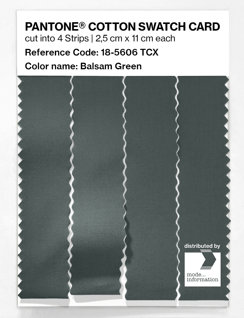 Artikelbild 3 des Artikels “PANTONE® COTTON SWATCH CARD 18-5606 TCX Balsam Green “