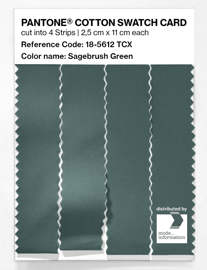 Artikelbild 3 des Artikels “PANTONE® COTTON SWATCH CARD 18-5612 TCX Sagebrush Green “