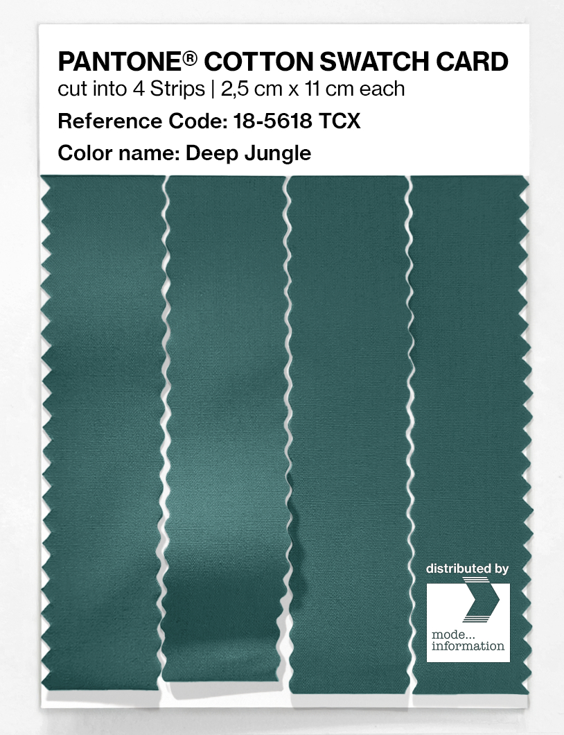 Artikelbild 3 des Artikels “PANTONE® COTTON SWATCH CARD 18-5618 TCX Deep Jungle “