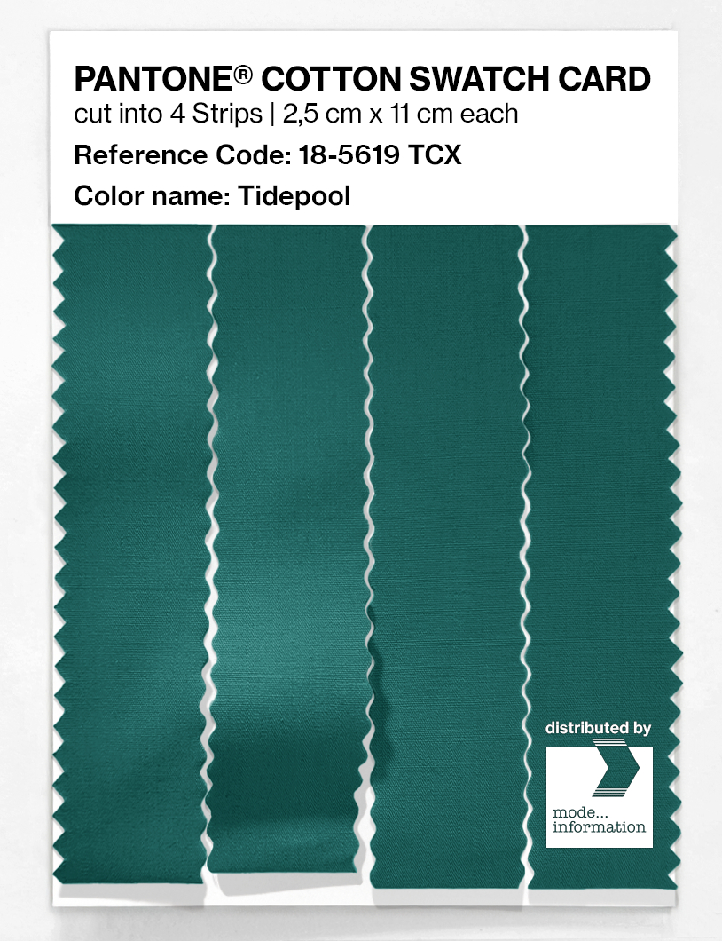 Artikelbild 3 des Artikels “PANTONE® COTTON SWATCH CARD 18-5619 TCX Tidepool “