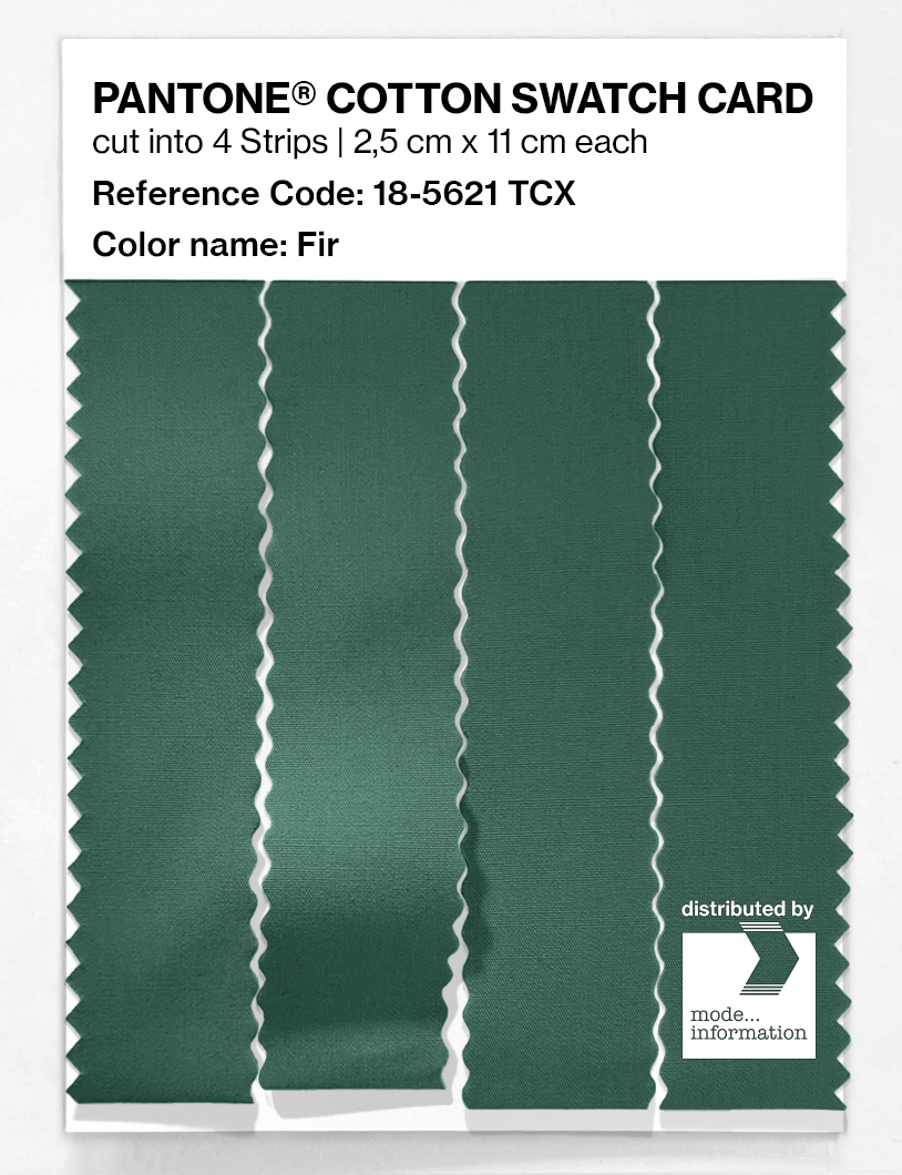 Artikelbild 3 des Artikels “PANTONE® COTTON SWATCH CARD 18-5621 TCX Fir “