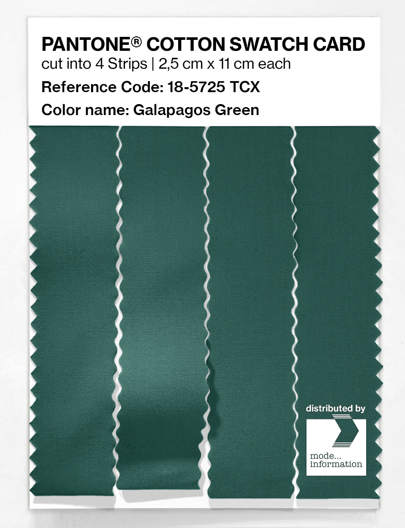 Artikelbild 3 des Artikels “PANTONE® COTTON SWATCH CARD 18-5725 TCX Galapagos Green “