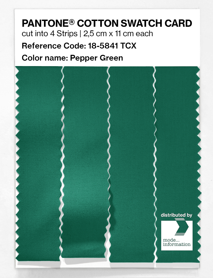 Artikelbild 3 des Artikels “PANTONE® COTTON SWATCH CARD 18-5841 TCX Pepper Green “