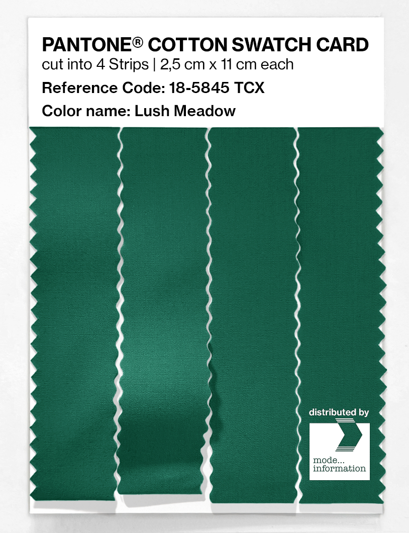 Artikelbild 3 des Artikels “PANTONE® COTTON SWATCH CARD 18-5845 TCX Lush Meadow “