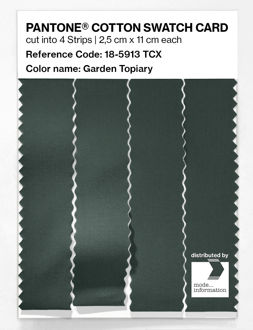 Artikelbild 3 des Artikels “PANTONE® COTTON SWATCH CARD 18-5913 TCX Garden Topiary “