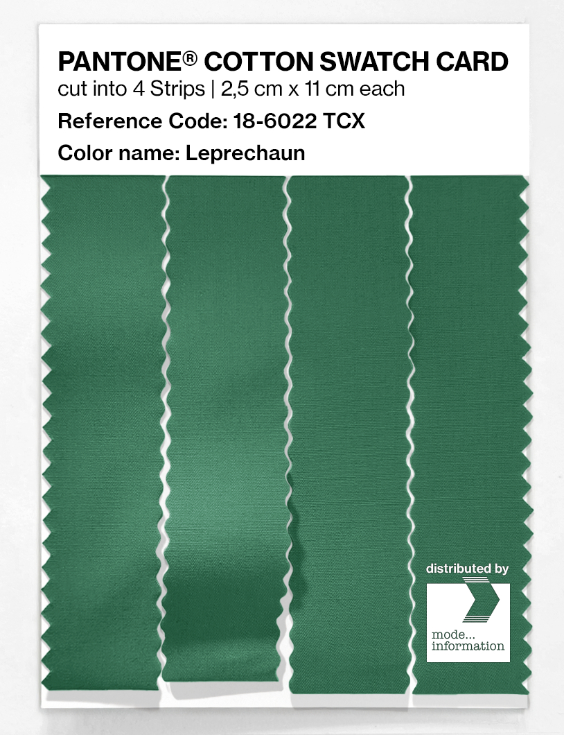 Artikelbild 3 des Artikels “PANTONE® COTTON SWATCH CARD 18-6022 TCX Leprechaun “
