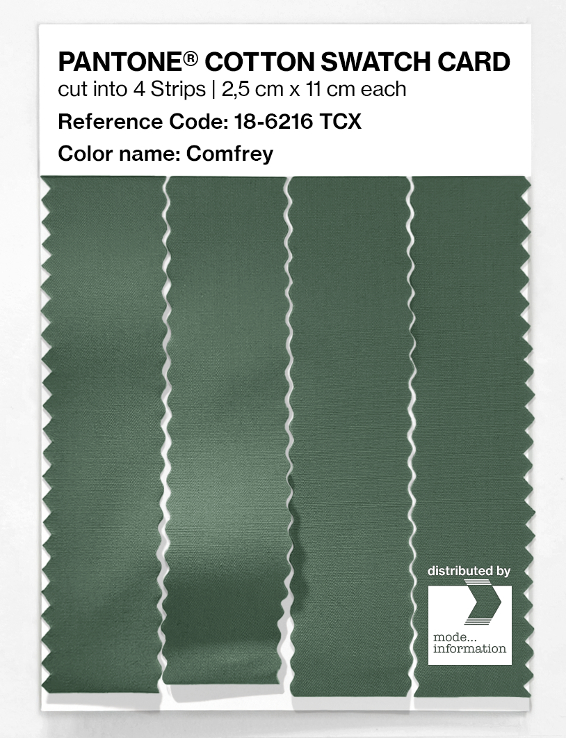 Artikelbild 3 des Artikels “PANTONE® COTTON SWATCH CARD 18-6216 TCX Comfrey “