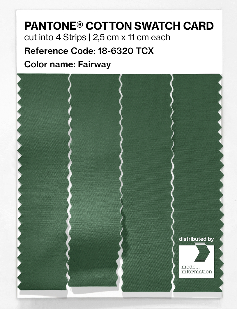 Artikelbild 3 des Artikels “PANTONE® COTTON SWATCH CARD 18-6320 TCX Fairway “