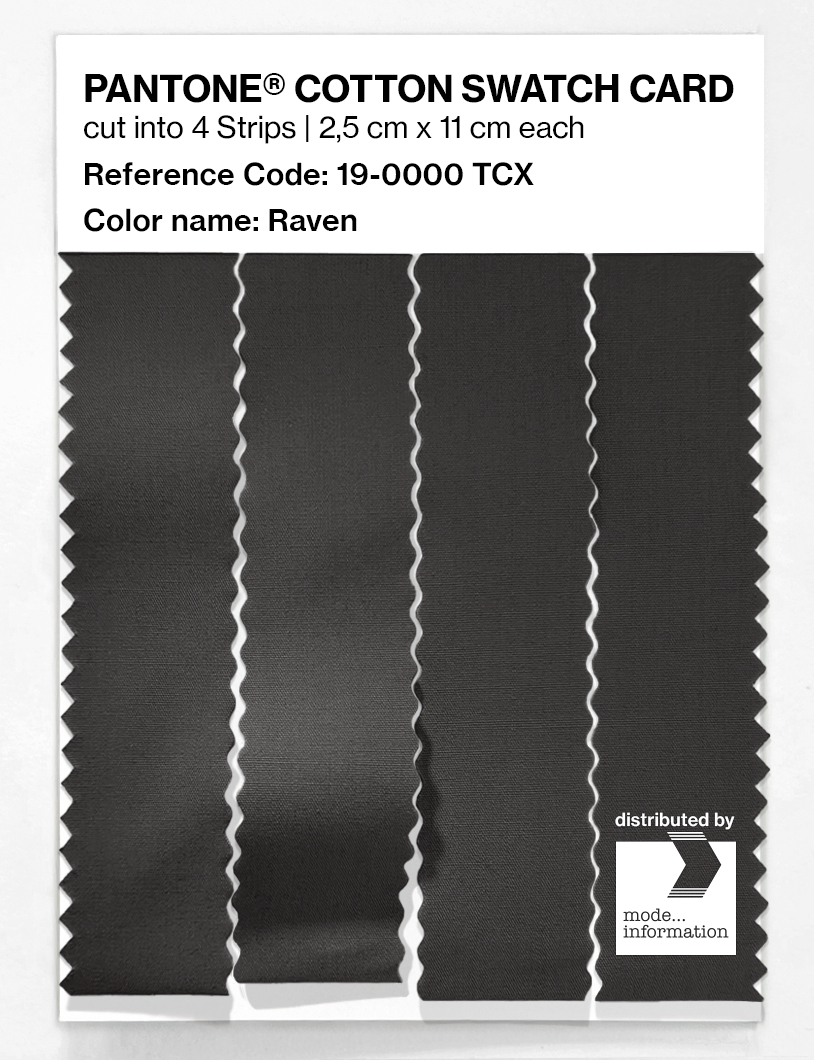Artikelbild 3 des Artikels “PANTONE® COTTON SWATCH CARD 19-0000 TCX Raven “