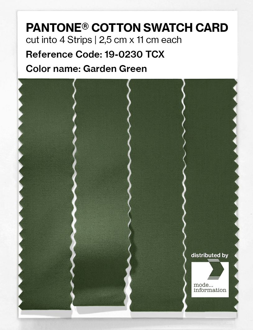 Artikelbild 3 des Artikels “PANTONE® COTTON SWATCH CARD 19-0230 TCX Garden Green “