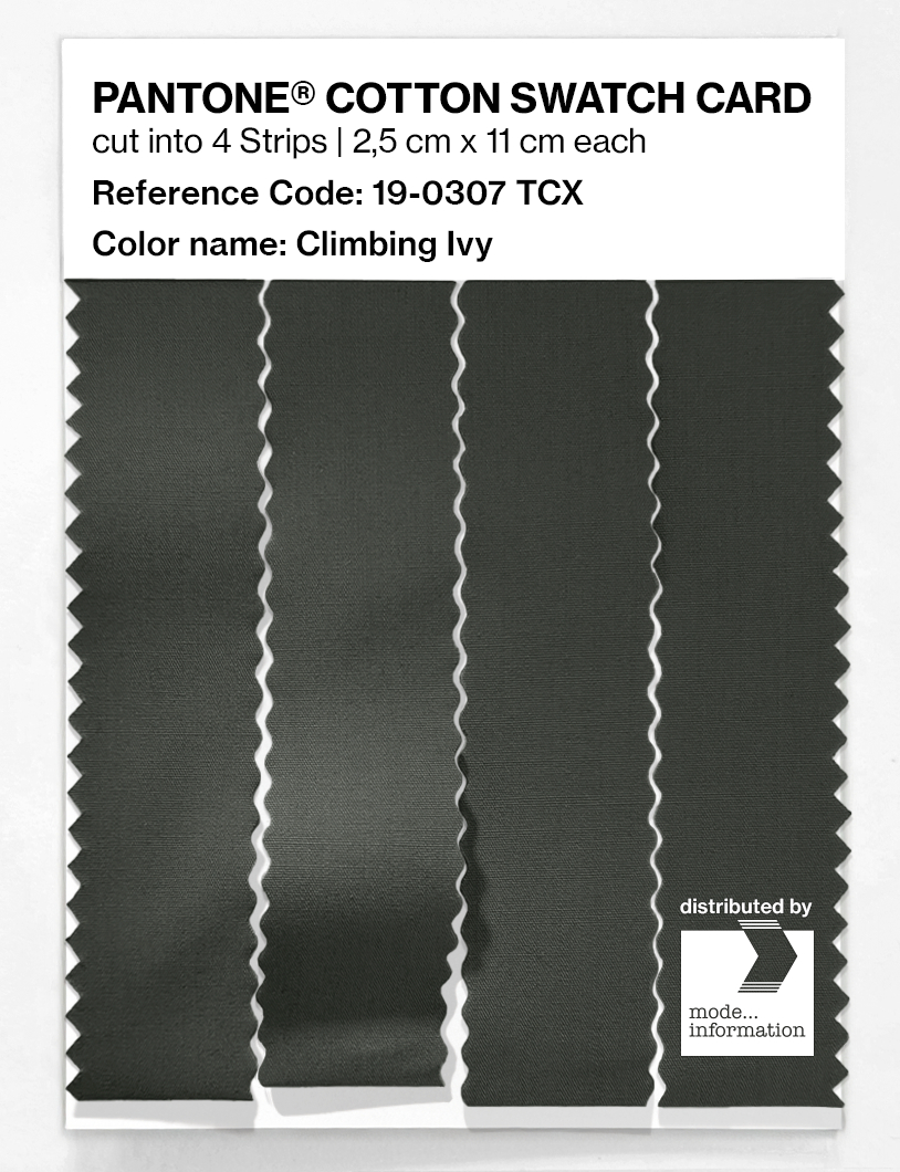 Artikelbild 3 des Artikels “PANTONE® COTTON SWATCH CARD 19-0307 TCX Climbing Ivy “