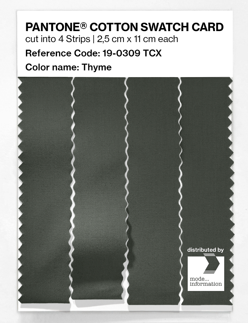 Artikelbild 3 des Artikels “PANTONE® COTTON SWATCH CARD 19-0309 TCX Thyme “