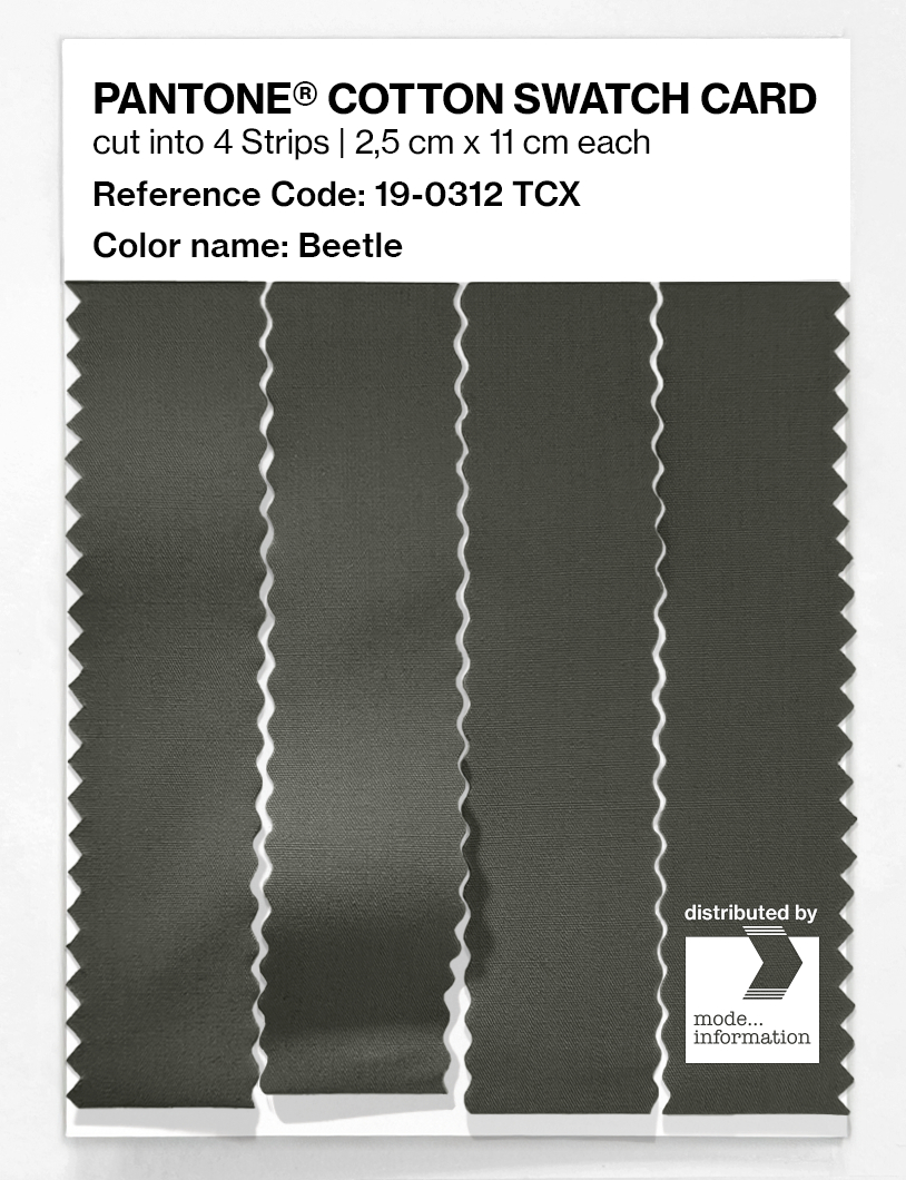 Artikelbild 3 des Artikels “PANTONE® COTTON SWATCH CARD 19-0312 TCX Beetle “