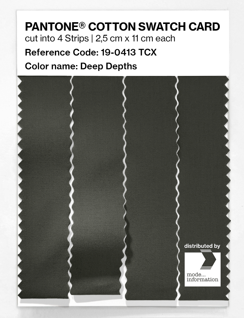 Artikelbild 3 des Artikels “PANTONE® COTTON SWATCH CARD 19-0413 TCX Deep Depths “