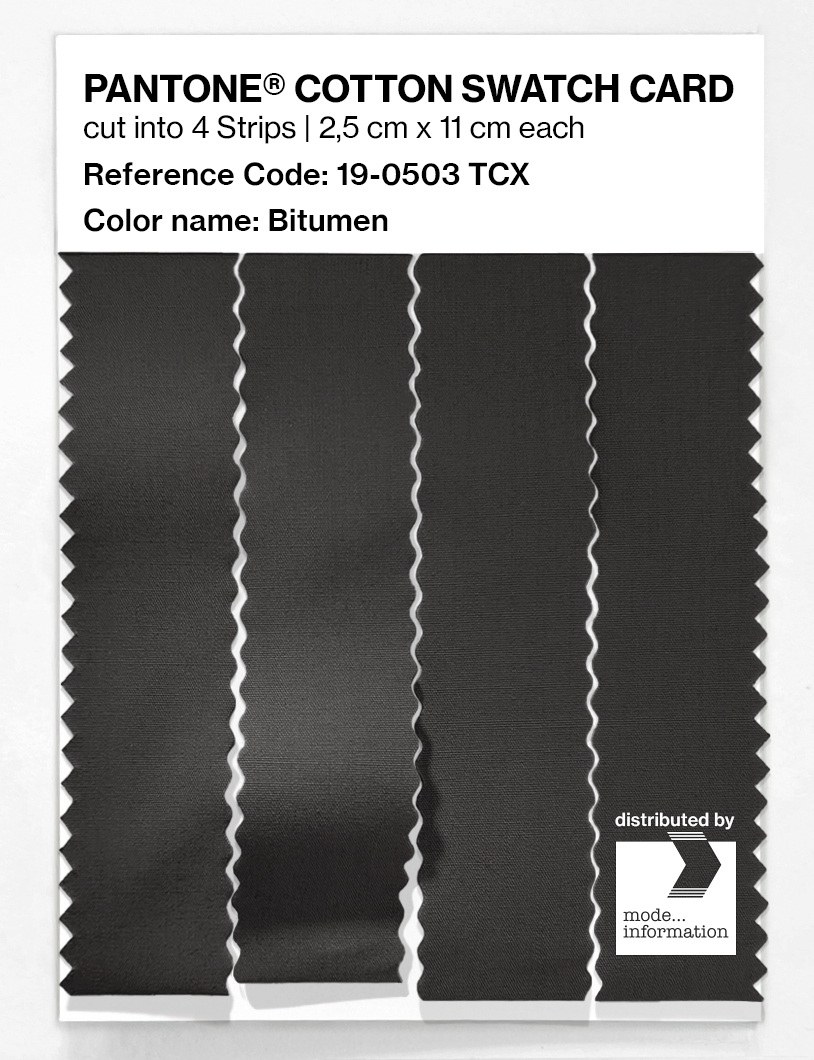 Artikelbild 3 des Artikels “PANTONE® COTTON SWATCH CARD 19-0503 TCX Bitumen “