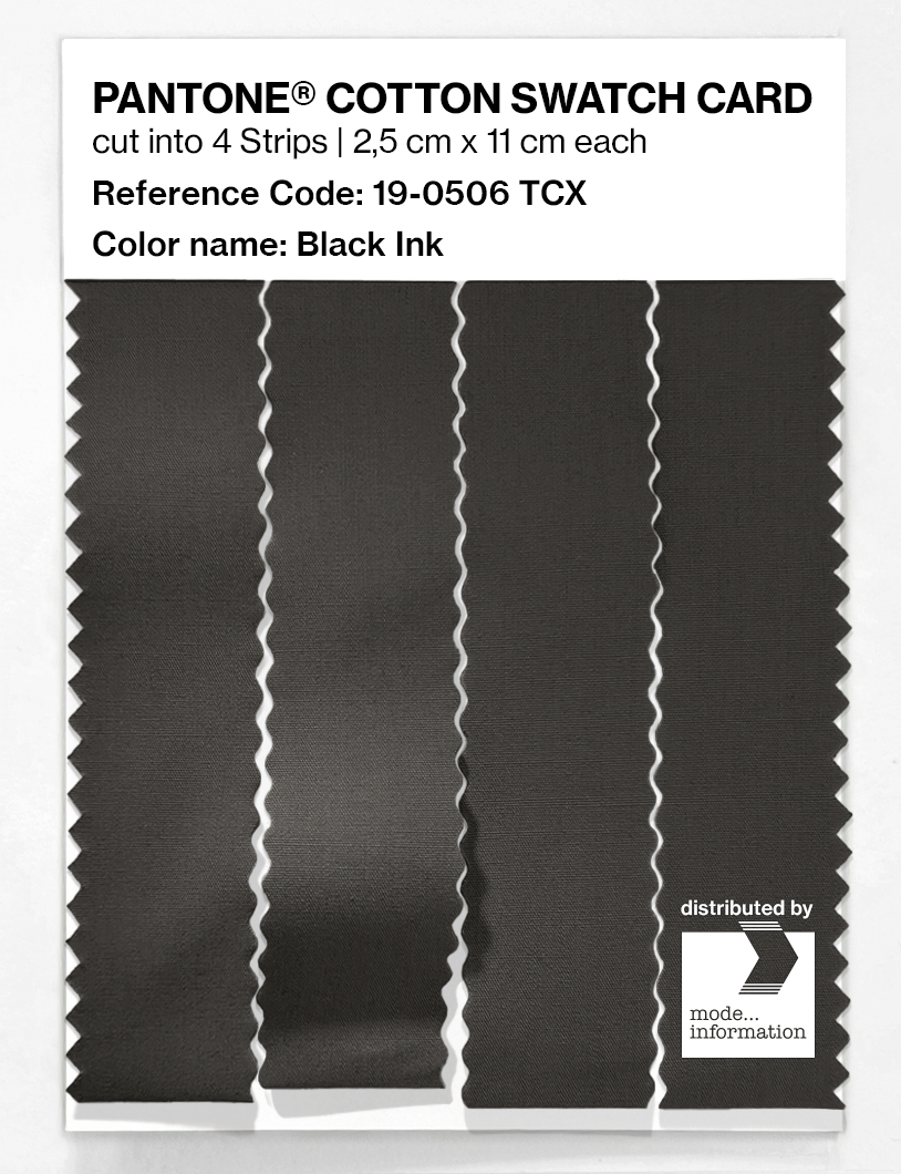 Artikelbild 3 des Artikels “PANTONE® COTTON SWATCH CARD 19-0506 TCX Black Ink “