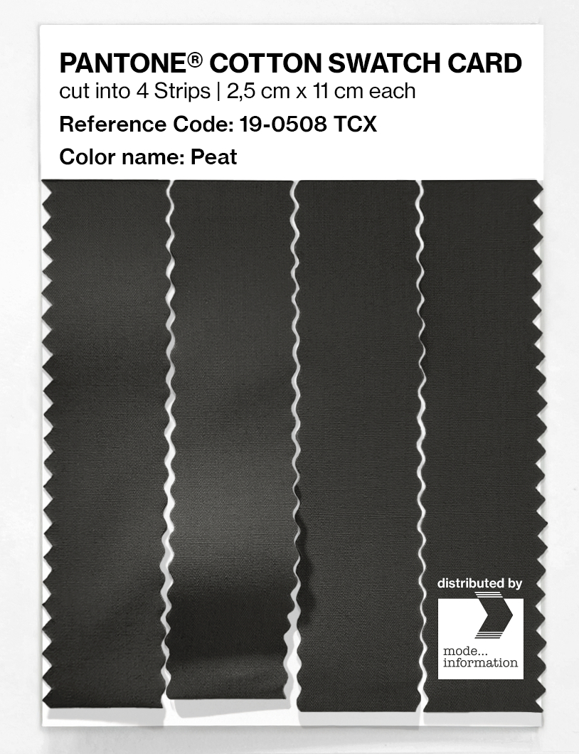 Artikelbild 3 des Artikels “PANTONE® COTTON SWATCH CARD 19-0508 TCX Peat “
