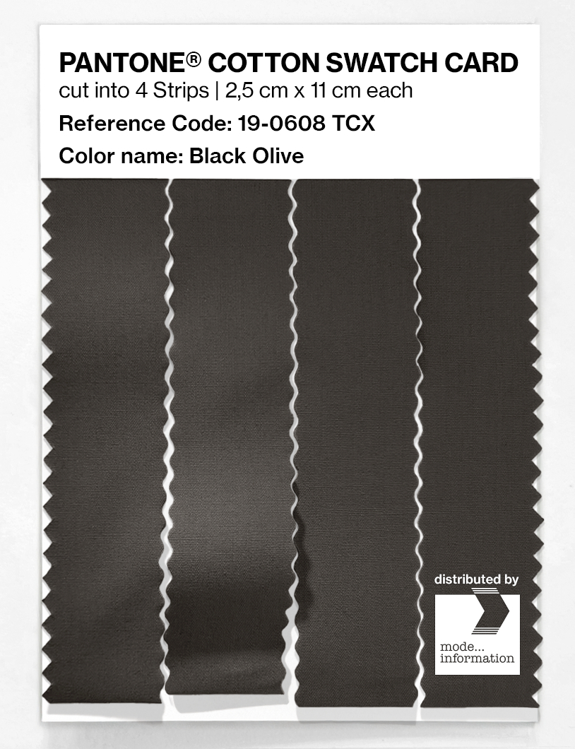 Artikelbild 3 des Artikels “PANTONE® COTTON SWATCH CARD 19-0608 TCX Black Olive “