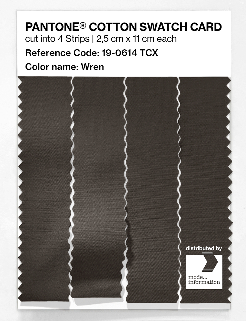 Artikelbild 3 des Artikels “PANTONE® COTTON SWATCH CARD 19-0614 TCX Wren “