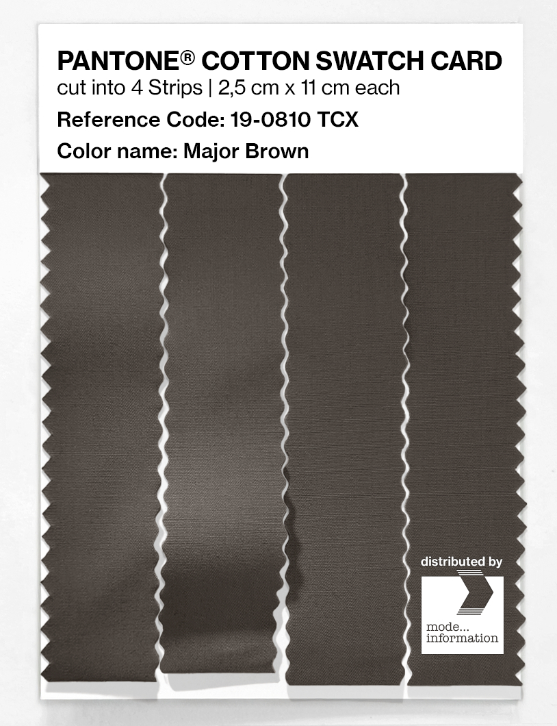 Artikelbild 3 des Artikels “PANTONE® COTTON SWATCH CARD 19-0810 TCX Major Brown “