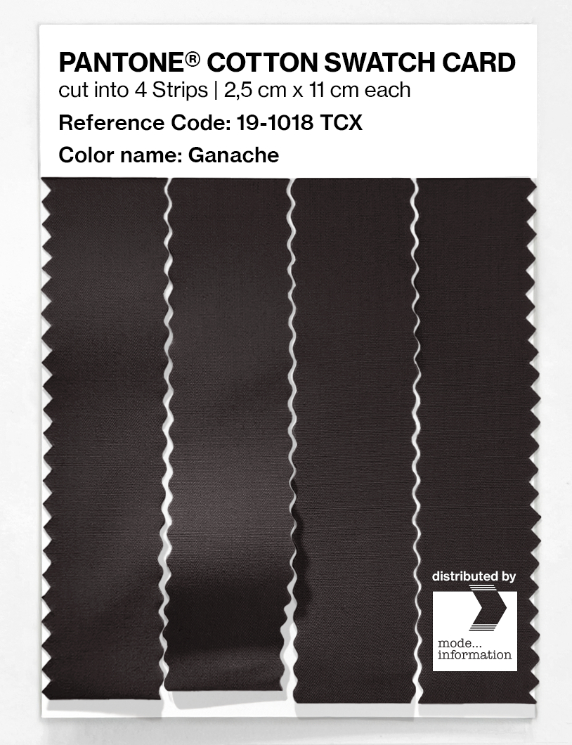 Artikelbild 3 des Artikels “PANTONE® COTTON SWATCH CARD 19-1018 TCX Ganache “