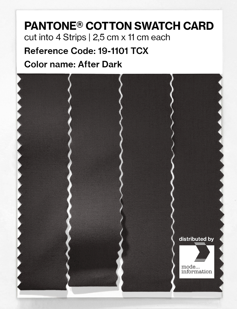 Artikelbild 3 des Artikels “PANTONE® COTTON SWATCH CARD 19-1101 TCX After Dark “