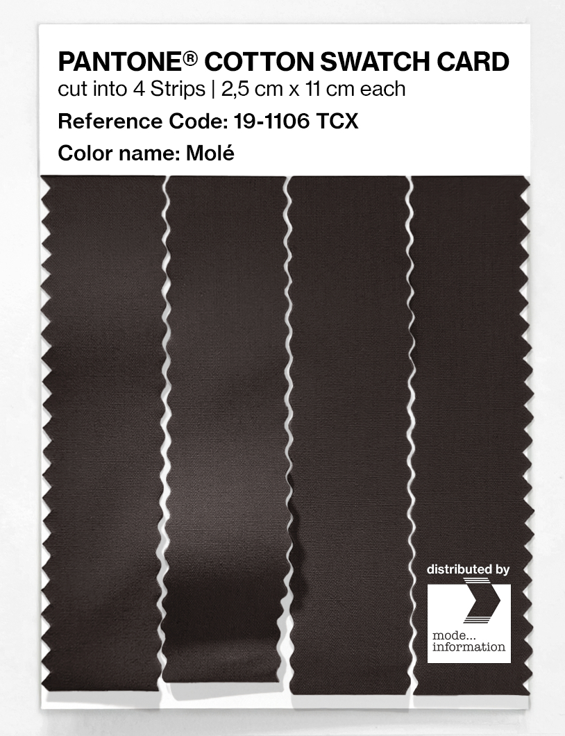 Artikelbild 3 des Artikels “PANTONE® COTTON SWATCH CARD 19-1106 TCX Molé “