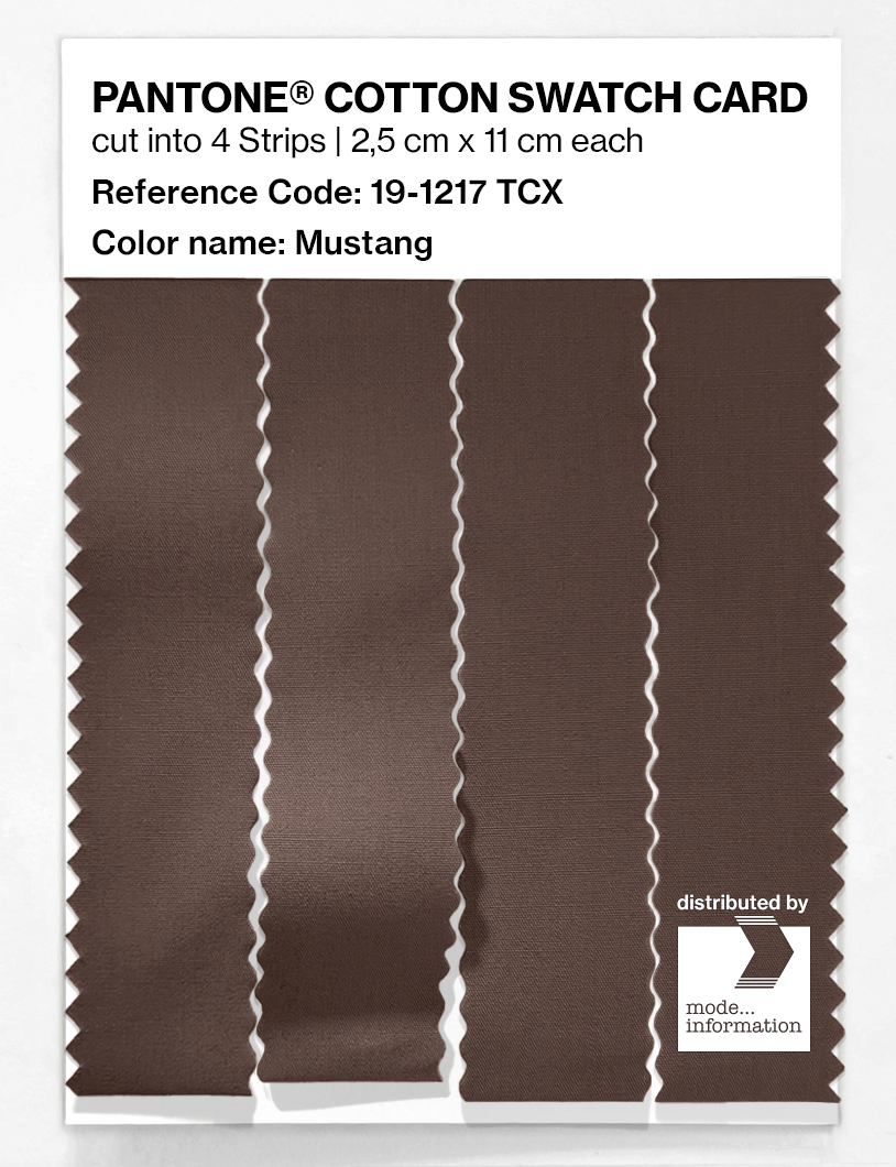 Artikelbild 3 des Artikels “PANTONE® COTTON SWATCH CARD 19-1217 TCX Mustang “