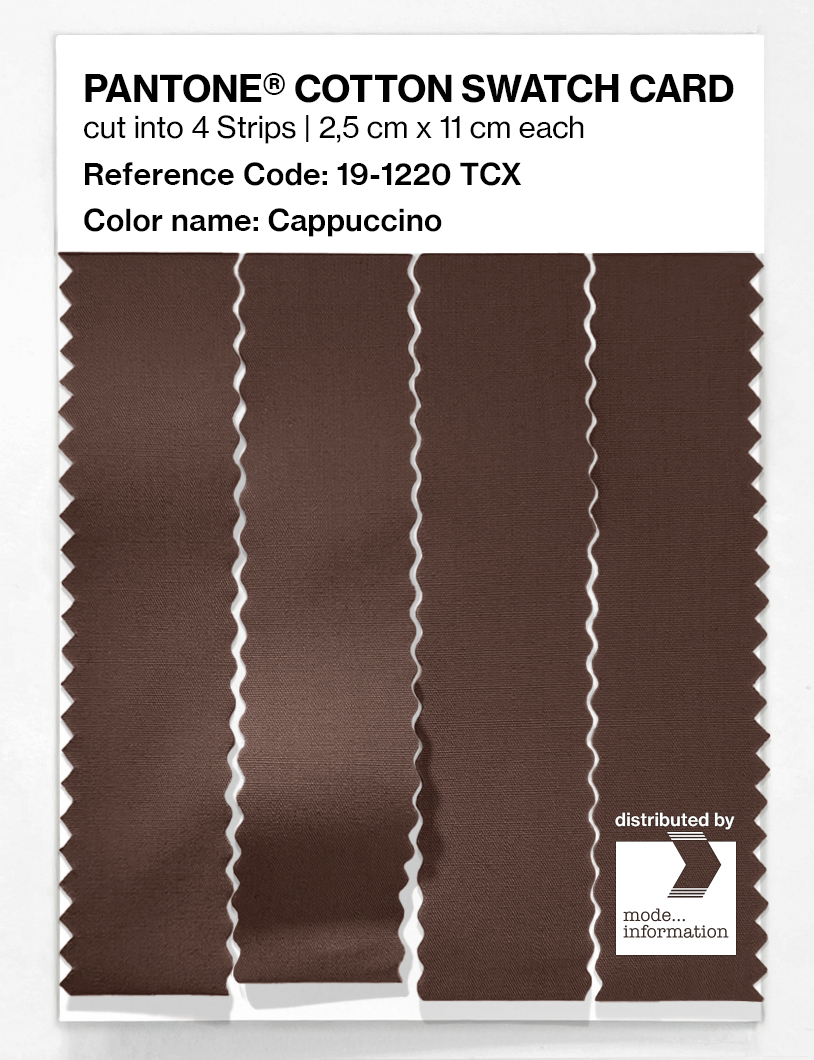 Artikelbild 3 des Artikels “PANTONE® COTTON SWATCH CARD 19-1220 TCX Cappuccino “