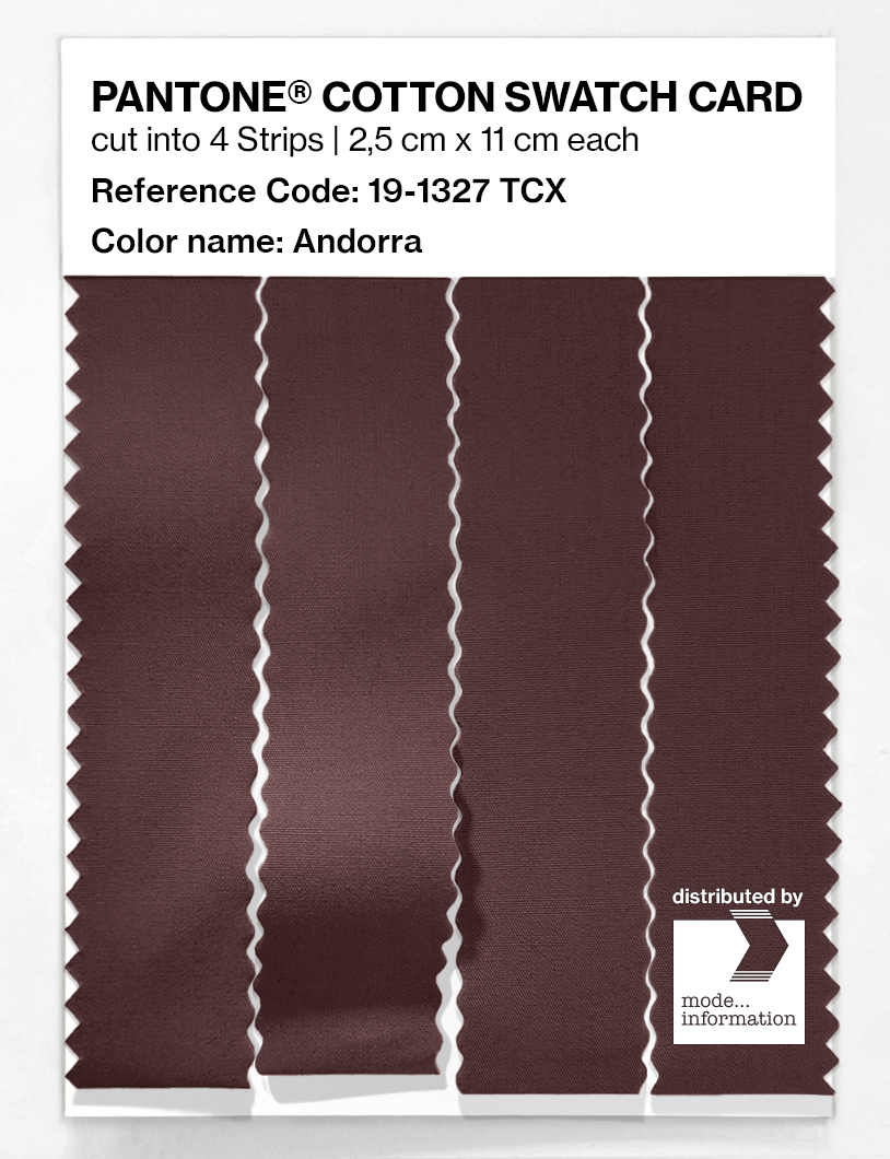Artikelbild 3 des Artikels “PANTONE® COTTON SWATCH CARD 19-1327 TCX Andorra “