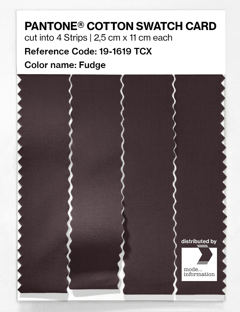 Artikelbild 3 des Artikels “PANTONE® COTTON SWATCH CARD 19-1619 TCX Fudge “