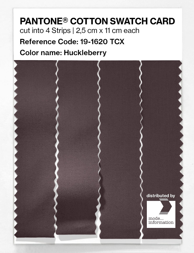 Artikelbild 3 des Artikels “PANTONE® COTTON SWATCH CARD 19-1620 TCX Huckleberry “