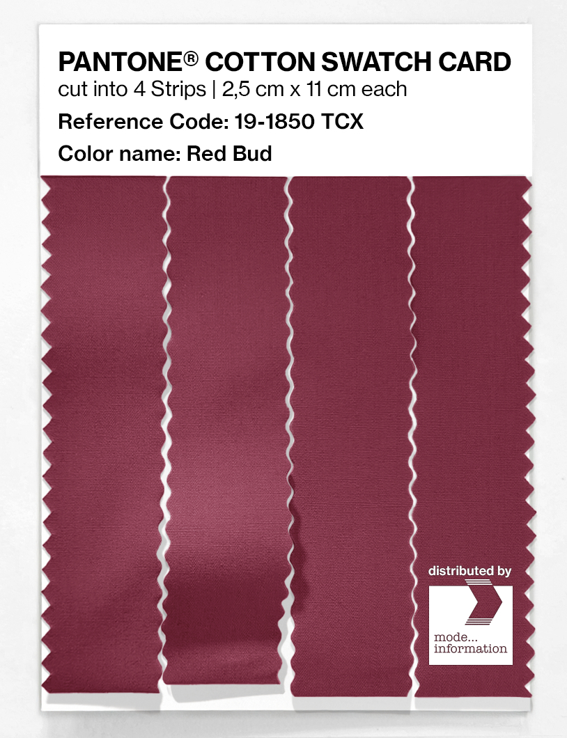Artikelbild 3 des Artikels “PANTONE® COTTON SWATCH CARD 19-1850 TCX Red Bud “