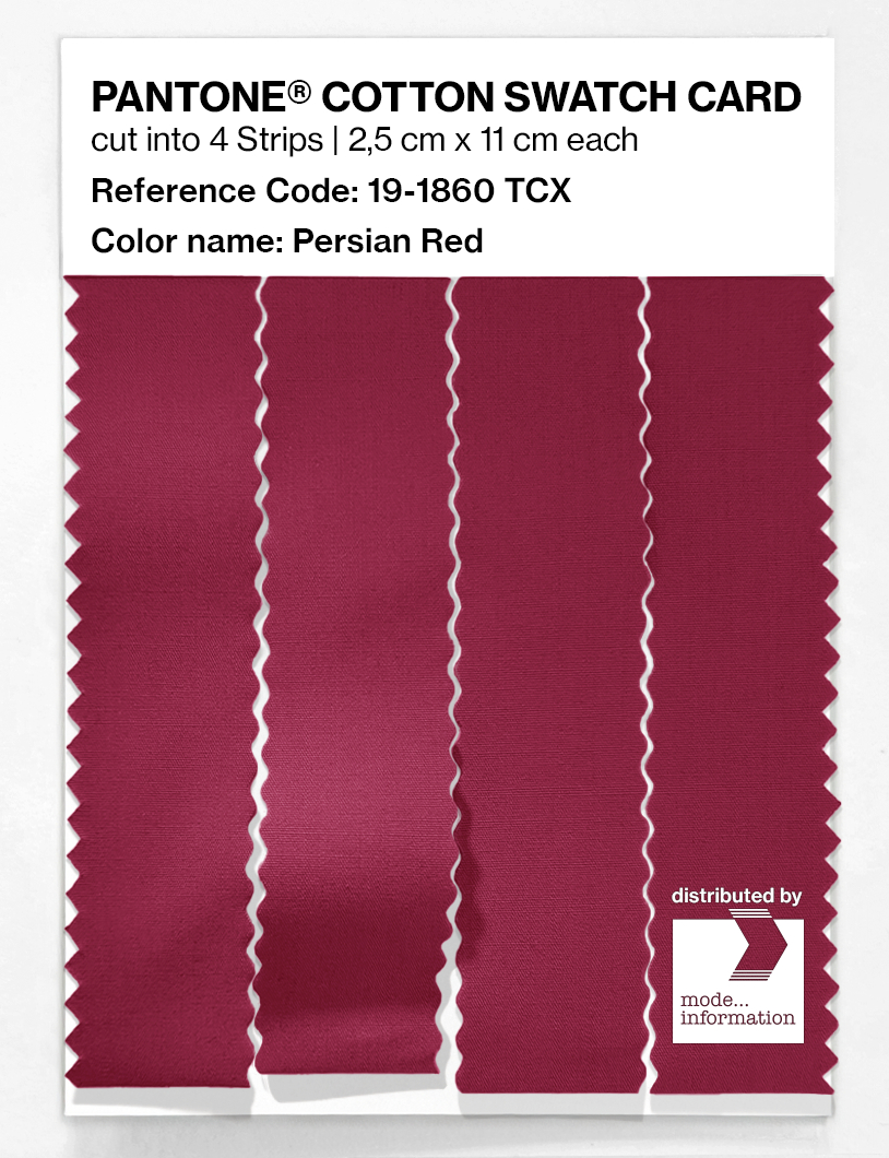 Artikelbild 3 des Artikels “PANTONE® COTTON SWATCH CARD 19-1860 TCX Persian Red “