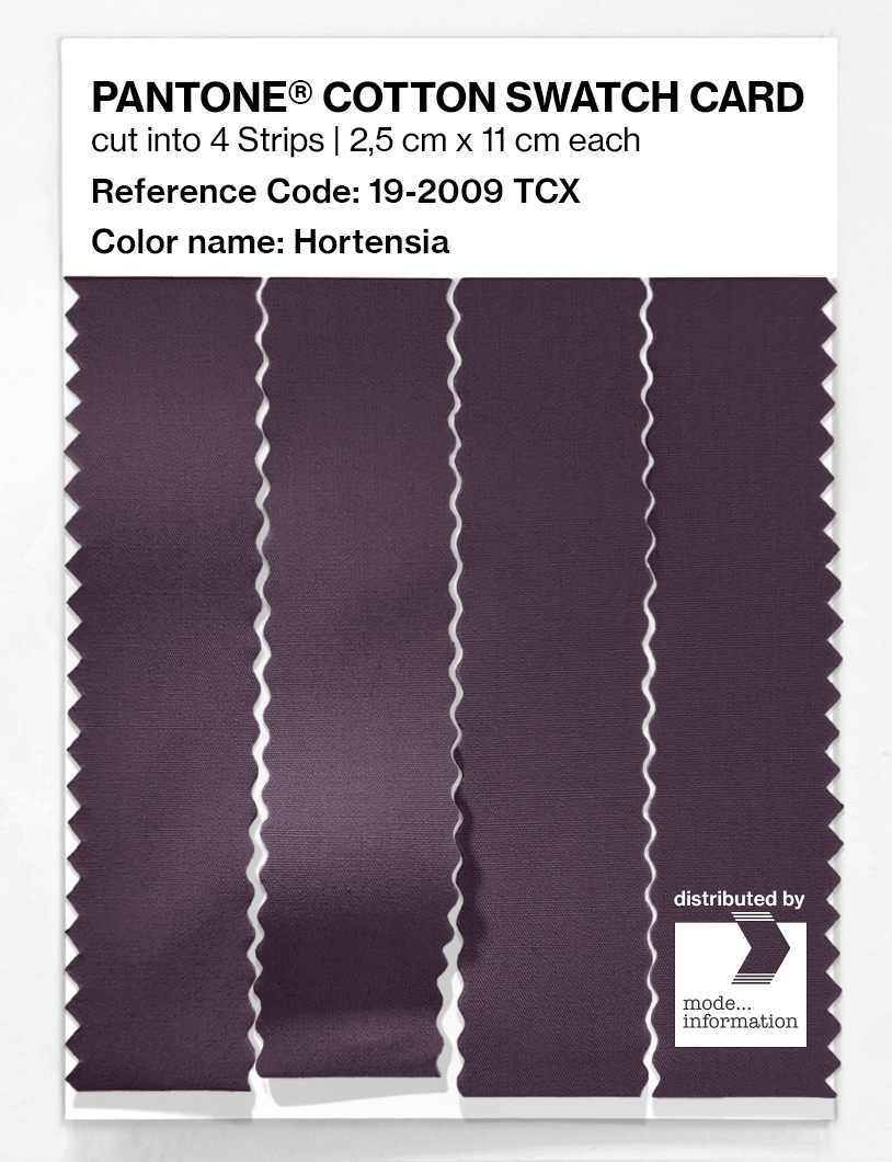 Artikelbild 3 des Artikels “PANTONE® COTTON SWATCH CARD 19-2009 TCX Hortensia “
