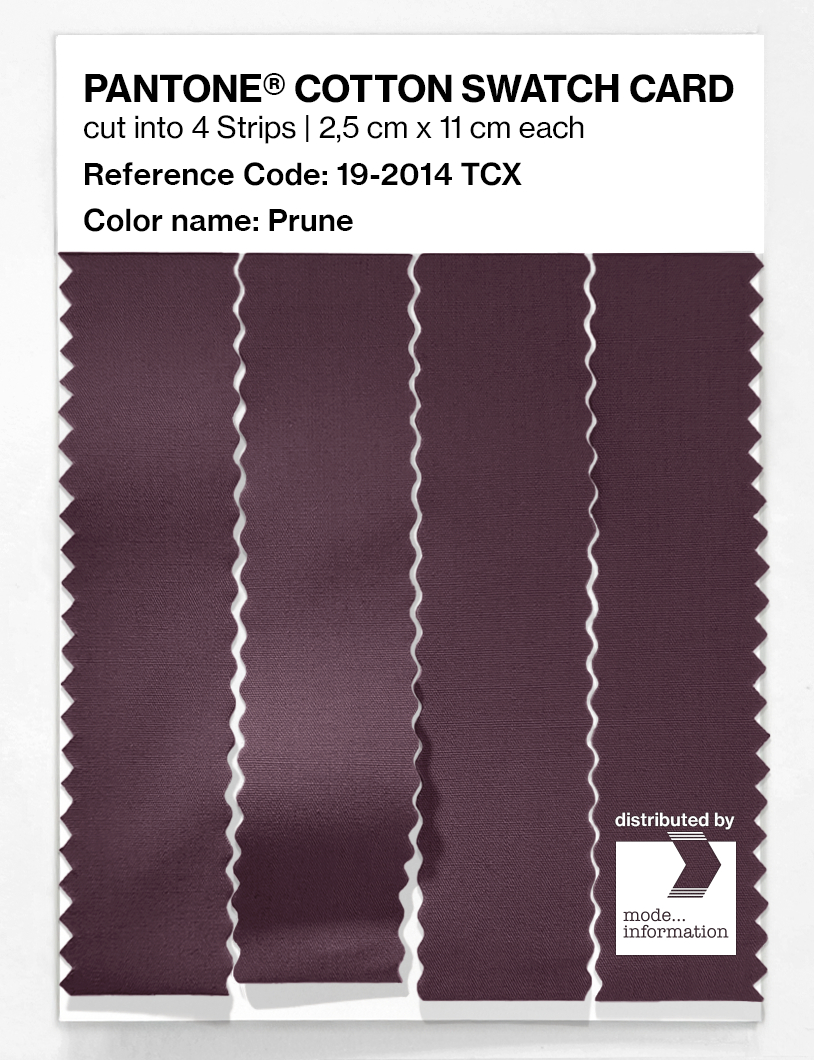 Artikelbild 3 des Artikels “PANTONE® COTTON SWATCH CARD 19-2014 TCX Prune “