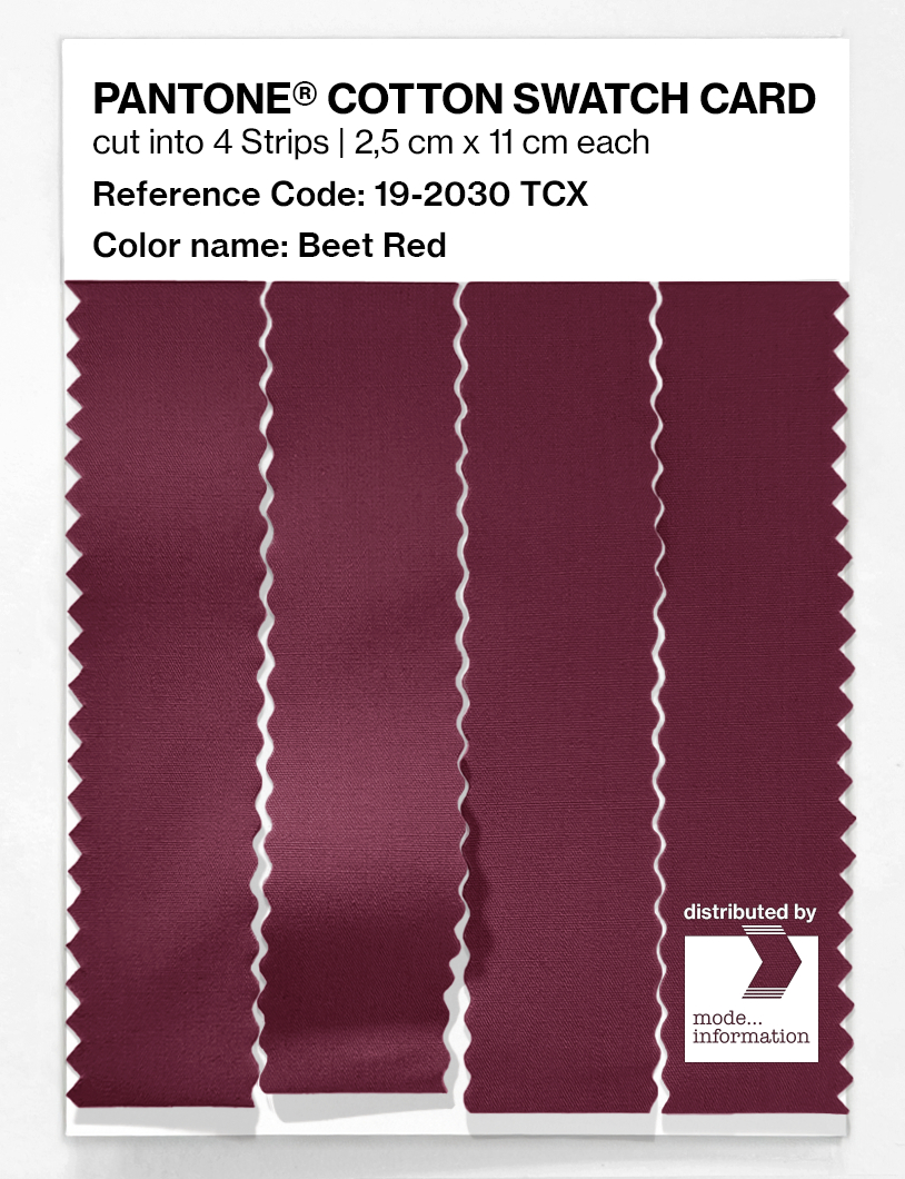 Artikelbild 3 des Artikels “PANTONE® COTTON SWATCH CARD 19-2030 TCX Beet Red “
