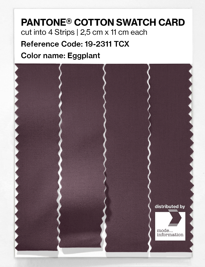Artikelbild 3 des Artikels “PANTONE® COTTON SWATCH CARD 19-2311 TCX Eggplant “