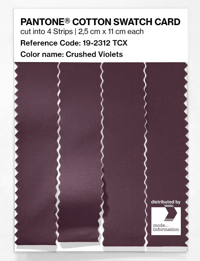 Artikelbild 3 des Artikels “PANTONE® COTTON SWATCH CARD 19-2312 TCX Crushed Violets “