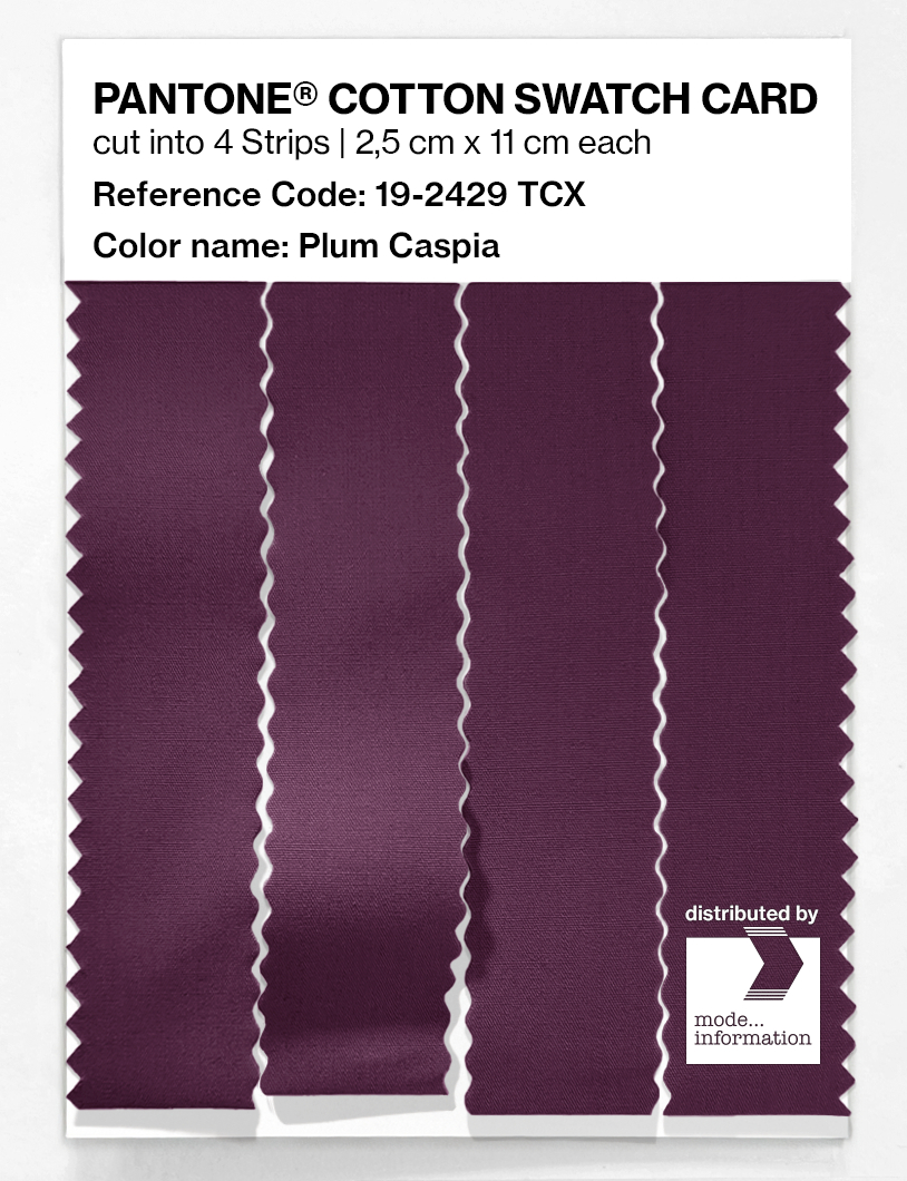 Artikelbild 3 des Artikels “PANTONE® COTTON SWATCH CARD 19-2429 TCX Plum Caspia “