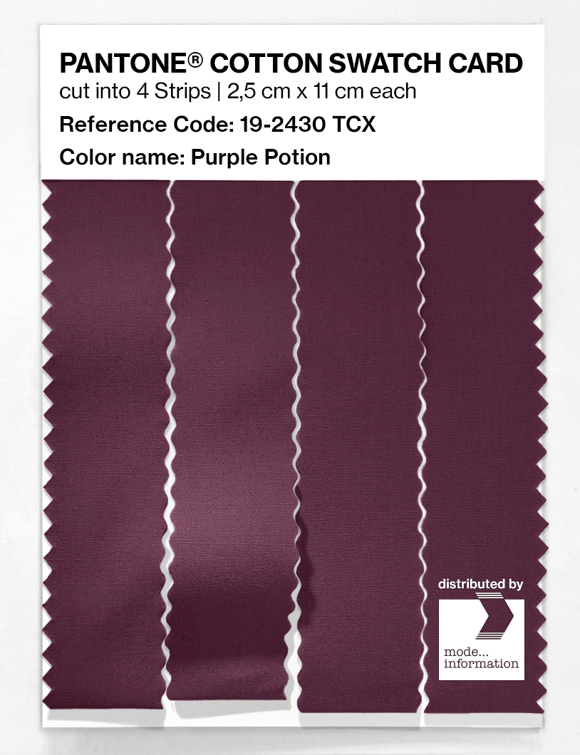 Artikelbild 3 des Artikels “PANTONE® COTTON SWATCH CARD 19-2430 TCX Purple Potion “