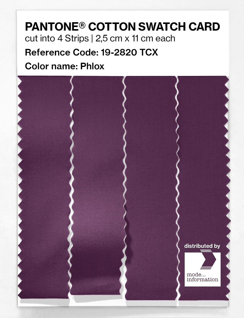 Artikelbild 3 des Artikels “PANTONE® COTTON SWATCH CARD 19-2820 TCX Phlox “